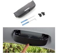 para Jaguar XF XFL XJ XJL XE XEL XK XKR XJ6 Auto Parasol Organizador de Gafas Asa de Agarre Superior Caja de Almacenamiento Accesorios Interiores (Normal/A/Negro)