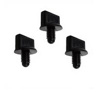 Para Jandy R0486900 R048700 perilla de válvula compatible con válvulas desviadoras de 3 vías Neverlube 2 vías 3 vías negro repuesto juego de 3 piezas