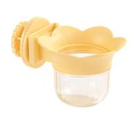 para Jaula de pájaros, PC 7,3 x 5,5 x 5 cm, Plato de alimentación para Taza de Cacahuete, Cuenco de Comida para Loros, Soporte de Frutas y Verduras, Plato de Comida para periquitos con