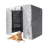 para Jaula para Perros - Perrera De Algodón Engrosado 90 Cm Carcasa Resistente Al Viento, A La Lluvia Y A La Nieve, Diseño De Puerta Delantera | Protectora Paraa Cama De Perro Y Gato, Par