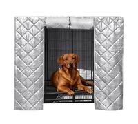 para Jaula para Perros - Perrera De Algodón Engrosado 90 Cm Carcasa Resistente Al Viento, A La Lluvia Y A La Nieve, Diseño De Puerta Delantera | Protectora Paraa Cama De Perro Y Gato, Par