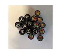 (Para Jeep) 4 tapas de válvula de neumático de coche con emblema deportivo de aleación de aluminio para