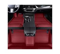 para Jeep para Cherokee 2014-2022 Alfombrillas De Coche con Rayas Personalizadas Alfombras Interiores para Impermeables(Wine Red,2018-2022)