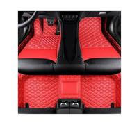 para Jeep para Compass 2007-2020 Alfombrillas Impermeables Cuero Sintético Personalizado para El Suelo del Coche(Red,2017-2020)
