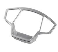 Para Jeep Para Compass 2017 2018 2019 2020 Kit Embellecedor Para Cubierta Consola Central Botón Freno Mano(ABS Silver)