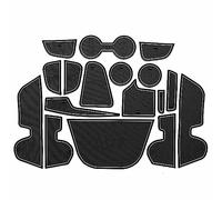 Para Jeep Para Compass 2nd Gen MK2 2017-2021 Alfombrilla Antideslizante Para Puerta De Coche Alfombrilla Para Puerta(Blanco)