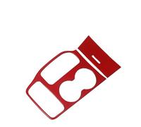 Para Jeep Para Grand Cherokee 2011-2018 2019 2020 2021 Cubierta Decorativa Para El Panel Del Portavasos De La Palanca De Cambios YIJIAVSX(2016-2018 Red Carbon)