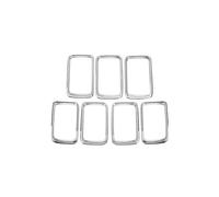 Para Jeep Para Grand Cherokee 2014 2015 2016 Inserto De Rejilla Frontal Malla Panal Rejillas Delanteras Coche(Chrome 1)