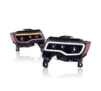 para Jeep para Grand para Cherokee 2014 2015 2016 2017 2018 2019 2020 2021 Faros Delanteros LED De Conducción Diurna Señales De Giro Dinámicas Coche Faro Principal Montaje