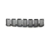 Para Jeep Para Grand Para Cherokee 2017-2021 Rejilla Parachoques Delantero Con Malla Panal Rejillas Rejilla Riñón Delanteras(Chrome)