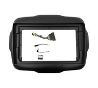 para Jeep para Renegade 2014-2021 Marco De Radio Panel Estéreo 2DIN 9 Pulgadas Arnés De Cableado Adaptador Cable Alimentación Decodificador CANbus PYPFQUMQGR(Frame Cable Canbus)