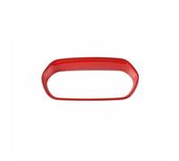 Para Jeep Para Renegade 2015 2016 2017 Interruptor De Aire Acondicionado Coche Decoración Cubierta Fama Accesorios Interiores Estilo Embellecedor interior vehículo(Red)