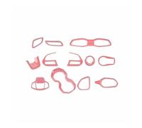 Para Jeep Para Renegade 2016-2025 En Adelante Kit Cubierta Para Decoración Interior Tablero Instrumentos Consola Central Automóvil Coche Interior Accesorios(Pink)