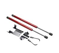 Para Jeep Para Wrangler JK 2007-2018 Capó Delantero Modificar Puntales De Gas Barras De Resortes Amortiguador De Soporte De Elevación De Choque(Carbon Fiber Red)