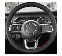 para Jeep para Wrangler JL 2018 2019 para Gladiator JT 2020 Funda Volante DIY Funda Volante Coche Trenzada Fundas para Volante(Beige Thread)