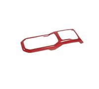 Para Jeep Para Wrangler JL 2018-2023 Cubierta Decorativa Para Portavasos Delantero Del Coche Panel De Cambio De Marchas 4WD YIJIAVSX(Red Carbon look)