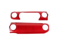 Para Jeep Para Wrangler JL Para Gladiator JT 2018 2019 2020 2021 2022 2023 Panel Salpicadero Coche Cubierta Decorativa Embellecedor Interiores NVNZMFPPW(Red)