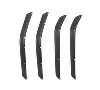 Para Jeep Para Wrangler Para JK Para JKU 2007-2017 4 X Rueda Delantera Trasera Ceja Guardabarros Revestimientos Extensión Bengalas Coche Para Guardabarros