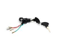 para Jialing JH70 para DY90 Cerradura Puerta Eléctrica Interruptor Encendido Accesorios Motocicleta Bicicleta Llave 4 Cables Bobinas De Encendido