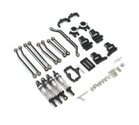 Para JJRC C8801 C8809 AX-8560 1/18 RC Piezas Metálicas Vulnerables Coche Control Remoto Conjunto Accesorios Actualización Reemplazo Reparación Piezas(Black)