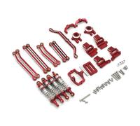 Para JJRC C8801 C8809 AX-8560 1/18 RC Piezas Metálicas Vulnerables Coche Control Remoto Conjunto Accesorios Actualización Reemplazo Reparación Piezas(Red)