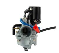 para Jog 50 50cc JOG90 PZ19J 19mm 2 Tiempos 1E40QMB Carburador Jog50 para Motocicleta Scooter Carburador con Filtro de Aire Carburador Juego de carburador Plateado (Juego Azul)
