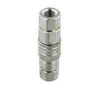 Para juego de conectores hidráulicos de cara plana BSP, garantiza que no haya derrames, compatible con las normas ISO 16028 (NPT 1-2 pulgadas)