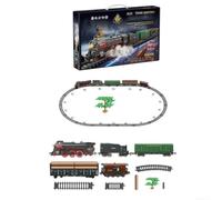 para juguete de para tren con Efectos Realistas para Niños Fiestas | Vías flexibles circulares ovaladas, para montaje para fácil, diseños creativos, horas de juego, entusiastas del tren