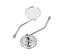 Para K1300 K1200 F800 F650 G650 HP2, Espejo Retrovisor Lateral De Aluminio Redondeado Universal Para Motocicleta, Espejos Retrovisores Cromados De 10mm Y 8mm(Cromo 10mm)