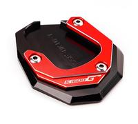 para K1600B K1600GT K1600 GTL 2017-2023 (no Apto para 2011-2016) CNC Motocicleta Soporte Extensión Pie Lateral Ampliar Almohadilla(Red-K1600GT)