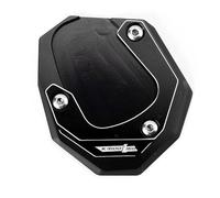 para K1600B K1600GT K1600 GTL 2017-2023 (no Apto para 2011-2016) CNC Motocicleta Soporte Extensión Pie Lateral Ampliar Almohadilla(Black-K1600B)