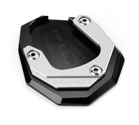 para K1600B K1600GT K1600 GTL 2017-2023 (no Apto para 2011-2016) CNC Motocicleta Soporte Extensión Pie Lateral Ampliar Almohadilla(Silver-GT)