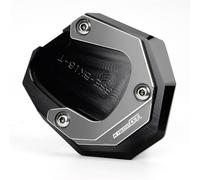 para K1600B K1600GT K1600 GTL 2017-2023 (no Apto para 2011-2016) CNC Motocicleta Soporte Extensión Pie Lateral Ampliar Almohadilla(Grey-K1600GTL)