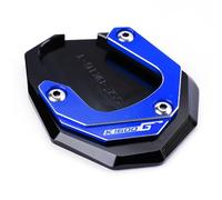 para K1600B K1600GT K1600 GTL 2017-2023 (no Apto para 2011-2016) CNC Motocicleta Soporte Extensión Pie Lateral Ampliar Almohadilla(Blue-K1600GT)
