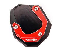 para K1600B K1600GT K1600 GTL 2017-2023 (no Apto para 2011-2016) CNC Motocicleta Soporte Extensión Pie Lateral Ampliar Almohadilla(Red-K1600B)