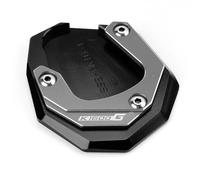 para K1600B K1600GT K1600 GTL 2017-2023 (no Apto para 2011-2016) CNC Motocicleta Soporte Extensión Pie Lateral Ampliar Almohadilla(Grey-K1600GT)