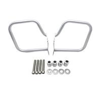 para K1600GT K1600GTL 2011-2023 Barra Protectora Acero Alforjas Laterales Defensa Motor Marco Protector Parachoques Barra Choque Protector Motor(Silver Rear Bumper)