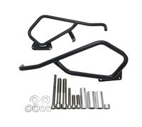 para K1600GT K1600GTL 2011-2023 Barra Protectora Acero Alforjas Laterales Defensa Motor Marco Protector Parachoques Barra Choque Protector Motor(Black Front Bumper)