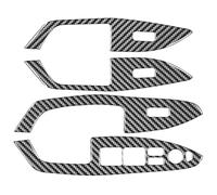 Para K5 Para Optima 2011-2015 LHD Interruptor Control Elevación Coche Cubierta Panel Ventana Fibra Carbono Embellecedor Mando Botonera Elevalunas