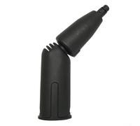 Para Karcher 2.863-159.0 Cepillo Turbo de vapor, boquilla giratoria de piso para azulejos y alfombras, accesorio de herramienta de limpieza ABS, negro (2)