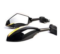 Para Kawasaki ER6F 2006-2008 Z750S 2005-2006 Ninja 250R 650R 500R 2008-2011 1 Par De Espejos Retrovisores De Motocicleta Con Intermitentes Espejos Retrovisores(Negro)