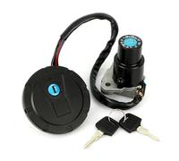 para Kawasaki KLR650 KLR 650 1987-2007 Interruptor de Encendido de Motocicleta Tapa de Combustible con Cerradura y Llave Cerradura de Encendido de Motocicleta