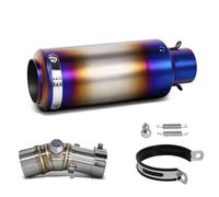 Para Kawasaki Para ER6F Para ER-6N 2006-2023 Escape Motocicleta | Silenciador Escape Motocicleta Kit Tubo Deslizante Línea Proyecto Deportiva(Blue F)