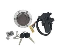 Para Kawasaki Para Ninja 250R EX250J 2008-2012 Interruptor De Encendido Tapón De Gasolina Cerradura Del Asiento Y Llave Interruptor Bloqueo Encendido