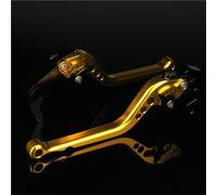para Kawasaki para Ninja 650R ER6F ER6N ER650 2006 2007 2008 Palanca de Embrague de Freno de Motocicleta CNC Corta/Larga Freno Corto Ajustable(177mm Gold)