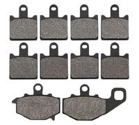 Para Kawasaki Para Ninja ZX6R ZX-6R ZX 6R ZX600 600 2007 2008 2009 2010-2014 Pastillas De Freno Disco Delanteras Traseras Motocicleta Pastillas freno Moto(FRONT AND REAR)