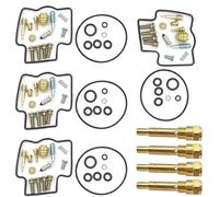 Para KAWASAKI Para Ninja ZX700 ZX-7R 1996-2003 Kit de reparación de carburador de motocicleta sistema de combustible flotador diafragma del émbolo Reemplazo del carburador(A)