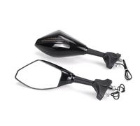 Para Kawasaki Para Ninja Zx750 Zx7 Zx7R Zx6R Zx636 Zx9R Zx9 Zx10R Zx12R Zx14 Zx14R ZR1400 250R Ex250 Zx250 Retrovisores De Carreras Con Intermitentes Espejo retrovisor motocicleta(Humo negro)