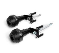 Para Kawasaki Para Ninja400 Z400 2018-2023 Deslizador Marco Motocicleta Parachoques Lateral Protector Contra Caídas Protección control deslizante(400 Black14)