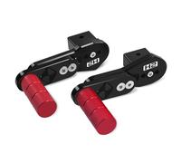 para Kawasaki para NinjaH2 para NinjaSX ZH2 SE Motocicleta Reposapiés Telescópicos Multiángulo para Pasajeros Traseros Pedales Trasero Ajustable